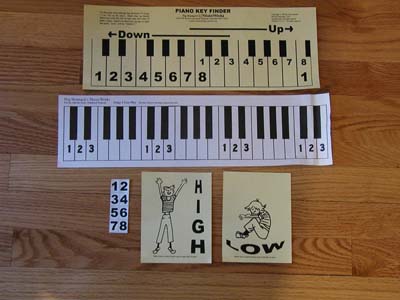 Piano Guides - 4 Large Pieces
